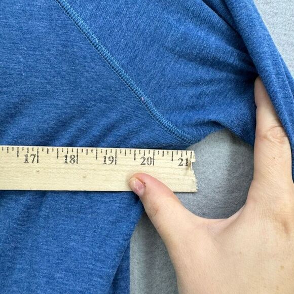 Baseballism Mens Blue Cotton Blend Long Sleeve Full Zip Up Hoodie Size Medium - Picture 9 of 10